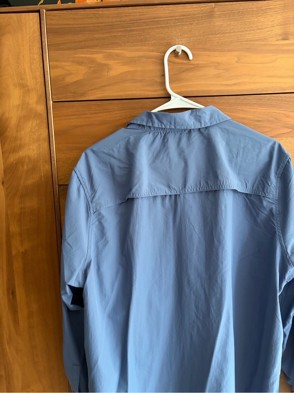 Eddie Bauer Classic Fit Button-Up Shirt in Slate Blue - Picture 4 of 10